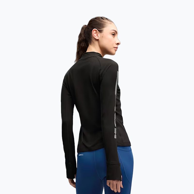Longsleeve do biegania damski PUMA Run Brightstride Cloudspun puma Black 3