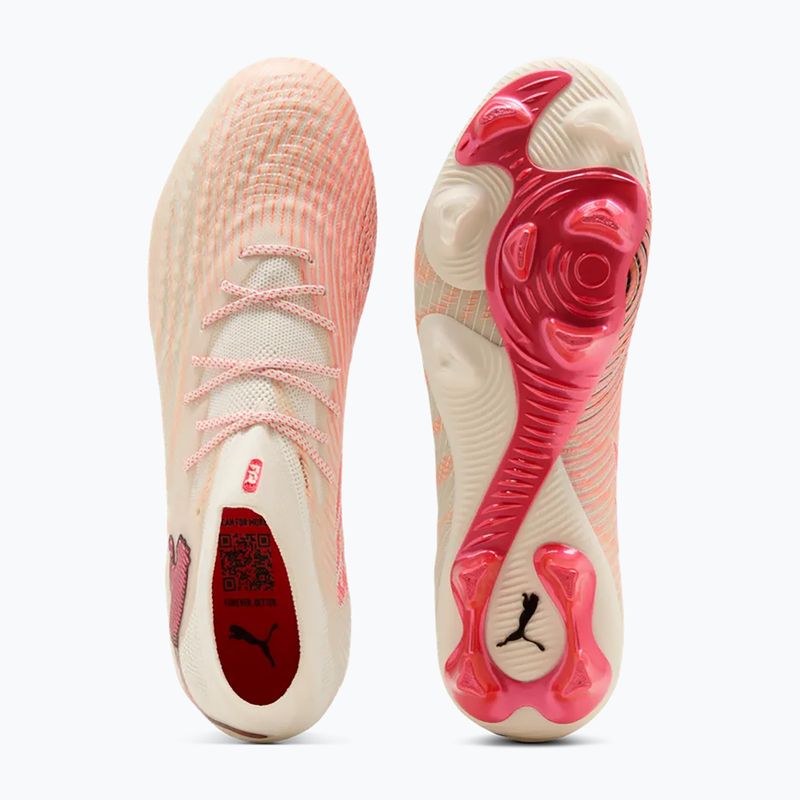 Buty piłkarskie PUMA Future 9 Ultimate FG sugared almond/puma white/ultra red/puma black 4