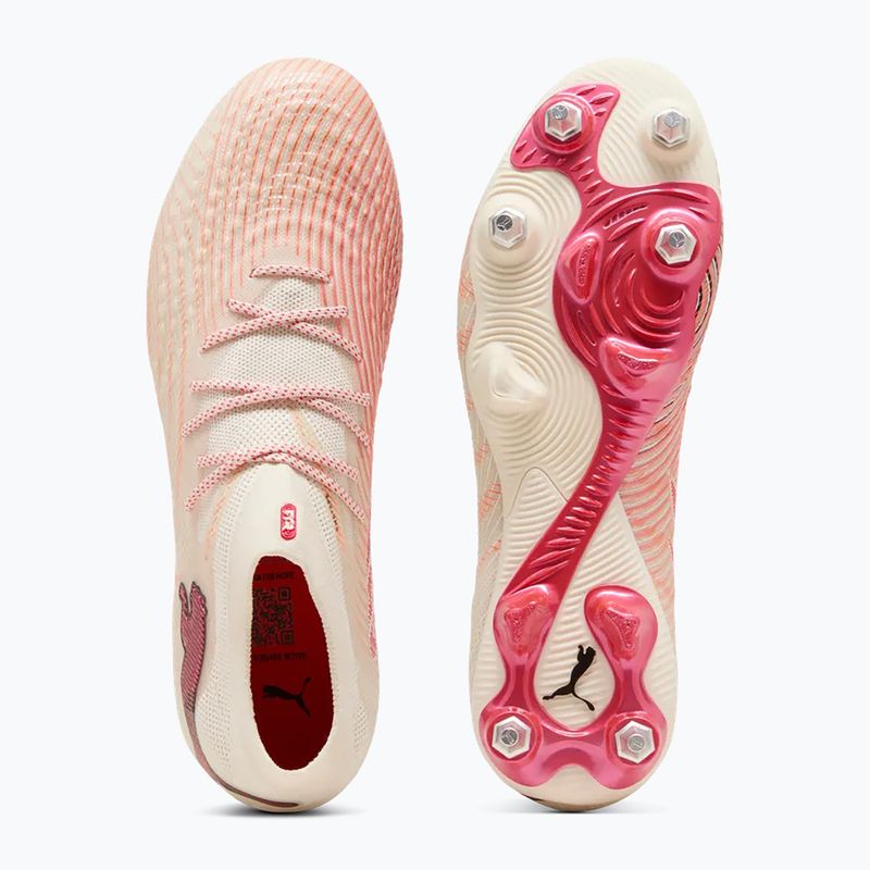 Buty piłkarskie PUMA Future 9 Ultimate MxSG sugared almond/puma white/ultra red/puma black 3
