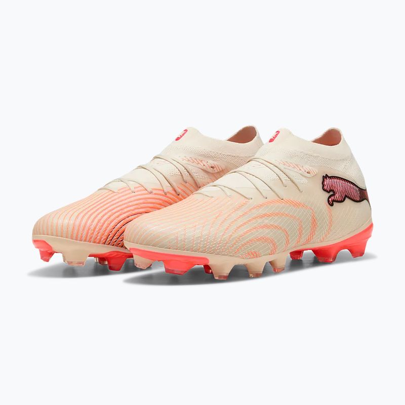 Buty piłkarskie PUMA Future 9 Pro FG/AG sugared almond/puma white/ultra red/puma black 3