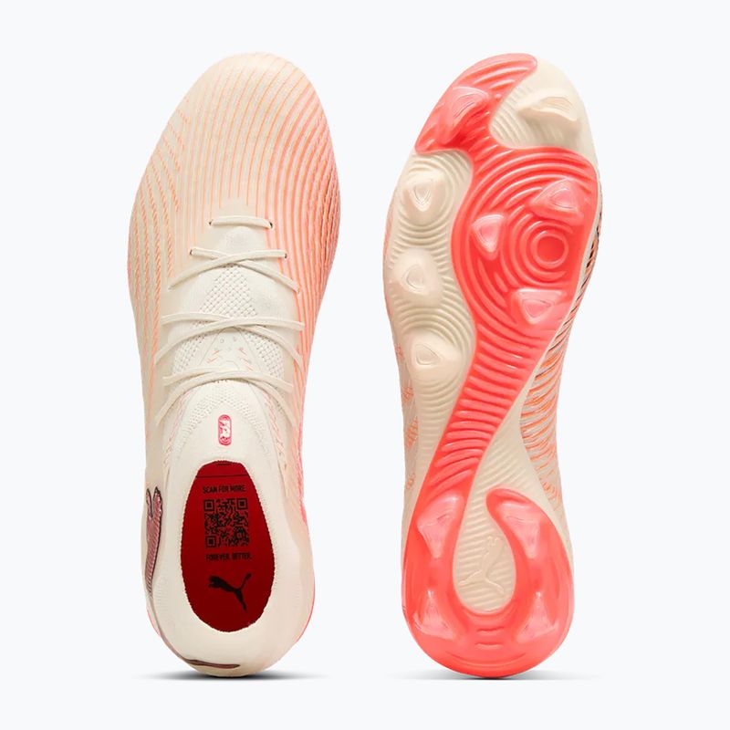 Buty piłkarskie PUMA Future 9 Pro FG/AG sugared almond/puma white/ultra red/puma black 5
