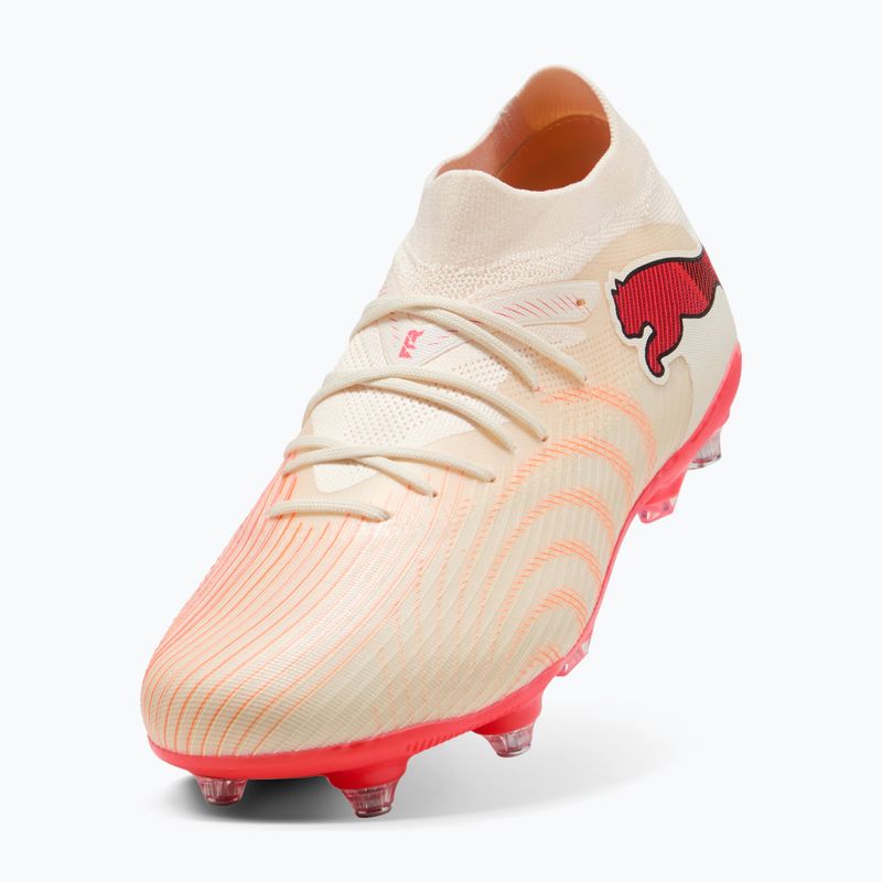 Buty piłkarskie PUMA Future 9 Match MxSG sugared almond/puma white/ultra red/puma black 3