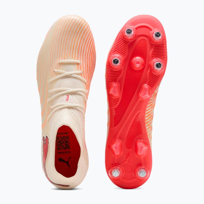 Buty piłkarskie PUMA Future 9 Match MxSG sugared almond/puma white/ultra red/puma black 5