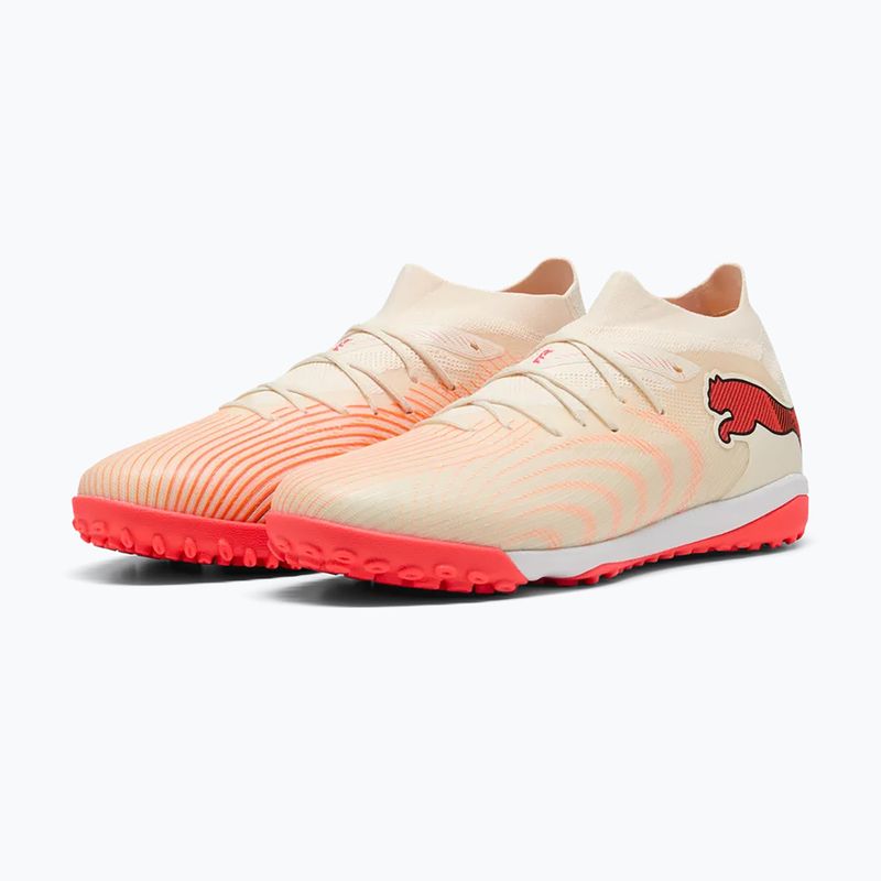 Buty piłkarskie PUMA Future 9 Match TT sugared almond/puma white/ultra red/puma black 3