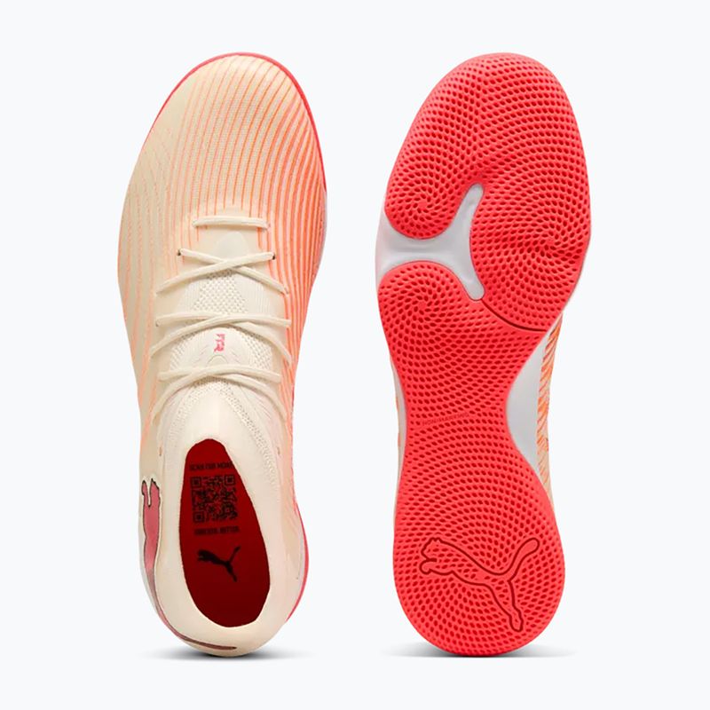 Buty piłkarskie PUMA Future 9 Match IT sugared almond/puma white/ultra red/puma black 3