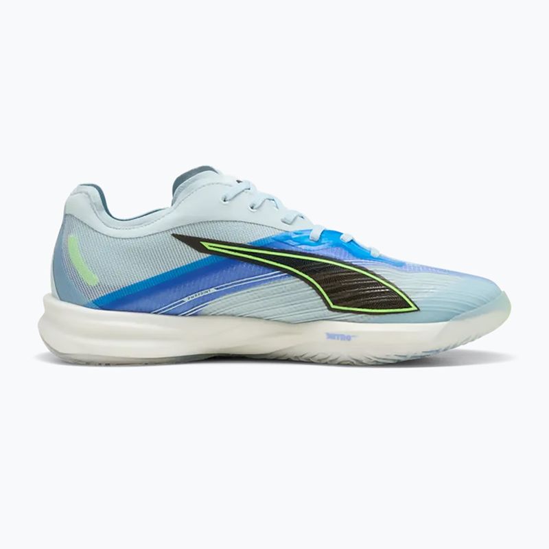 Buty do piłki ręcznej PUMA Accelerate Nitro SQD 5 aqua glow/puma black/green glare/royal sapphire 2