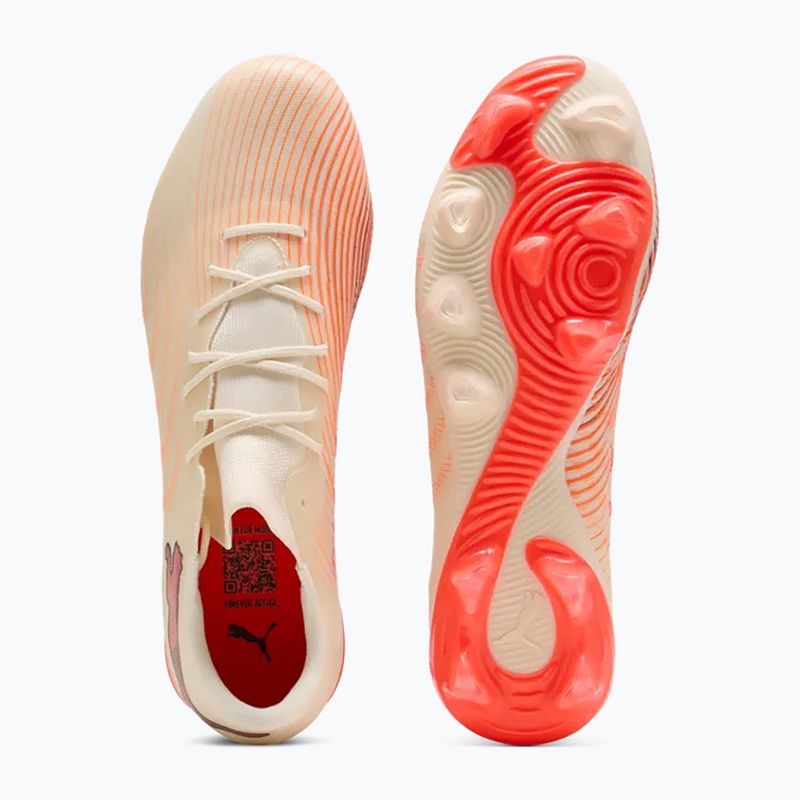 Buty piłkarskie PUMA Future 9 Match Fusion FG/AG sugared almond/puma white/ultra red/puma black 3