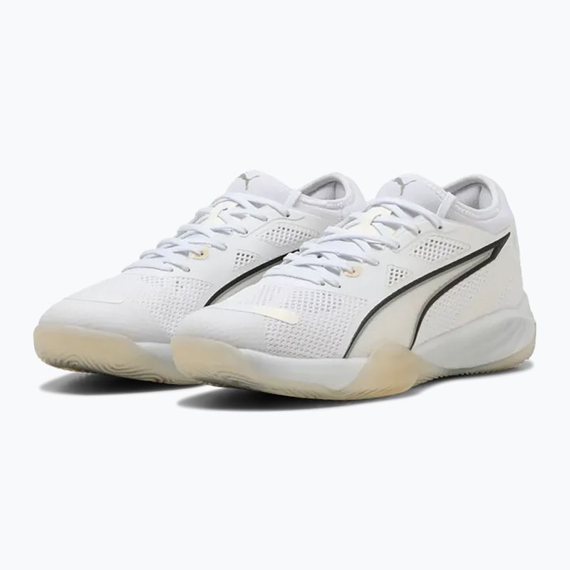 Buty do piłki ręcznej męskie PUMA Eliminate NITRO SQD 4 white 2