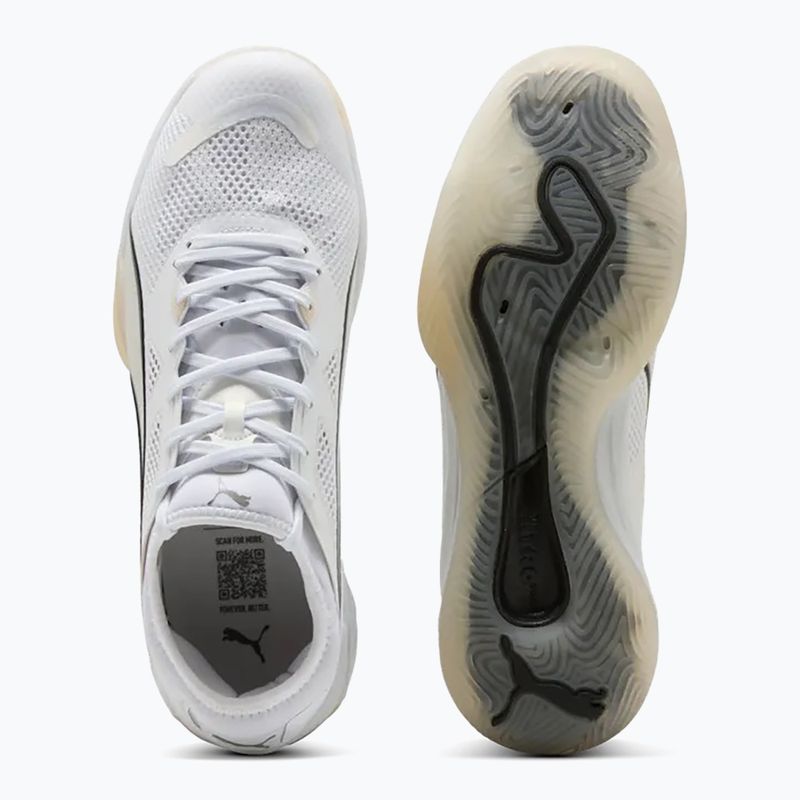 Buty do piłki ręcznej męskie PUMA Eliminate NITRO SQD 4 white 3