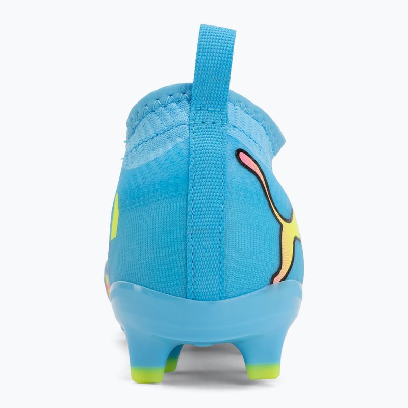 Buty piłkarskie dziecięce PUMA Future 9 Match Advanced Level FG/AG Jr puma white/blue glimmer/pink glimmer/yellow alert 6