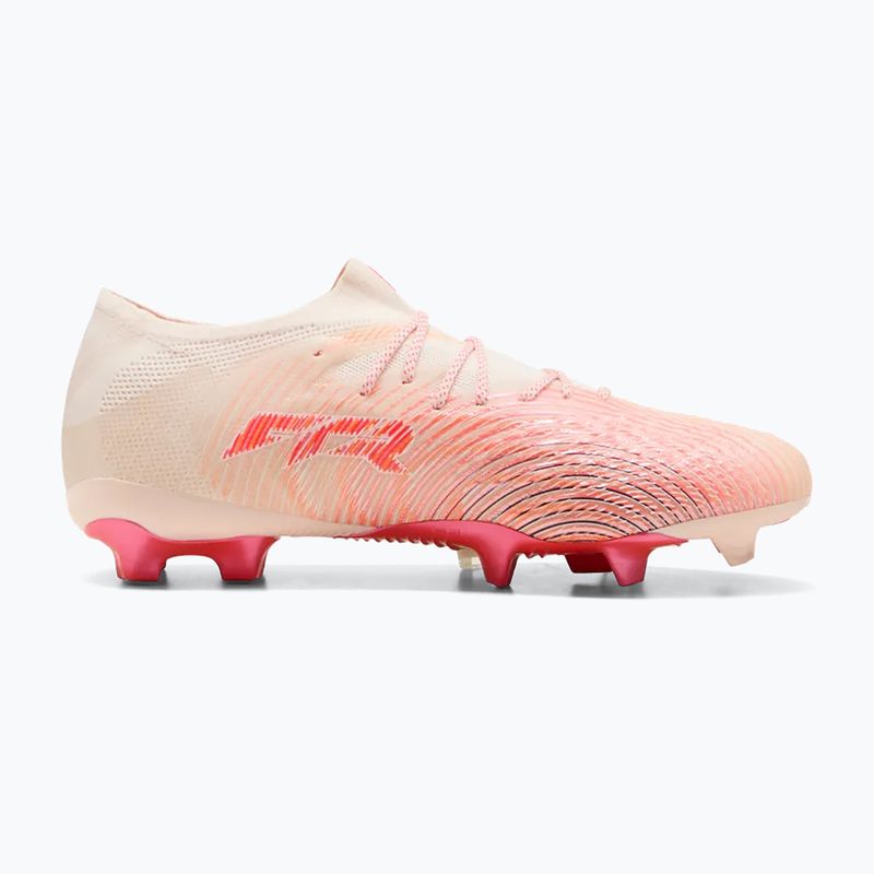 Buty piłkarskie PUMA Future 9 Ultimate Low FG sugared almond/puma white/ultra red/puma black 2