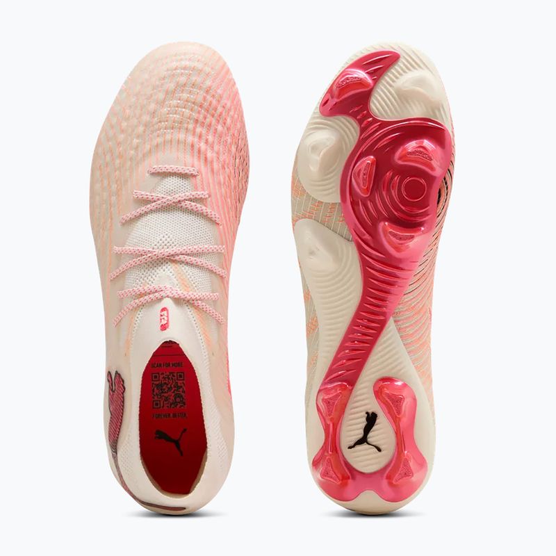 Buty piłkarskie PUMA Future 9 Ultimate Low FG sugared almond/puma white/ultra red/puma black 5