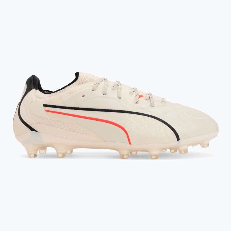 Buty piłkarskie PUMA King 20 Ultimate FG/AG sugared almond/puma black/ultra red 2