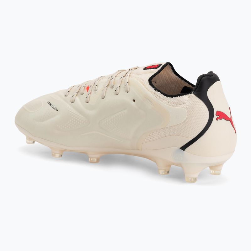 Buty piłkarskie PUMA King 20 Ultimate FG/AG sugared almond/puma black/ultra red 3