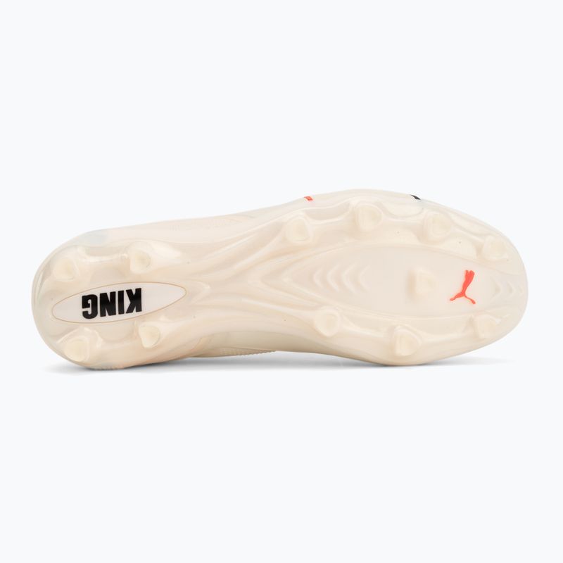 Buty piłkarskie PUMA King 20 Ultimate FG/AG sugared almond/puma black/ultra red 4