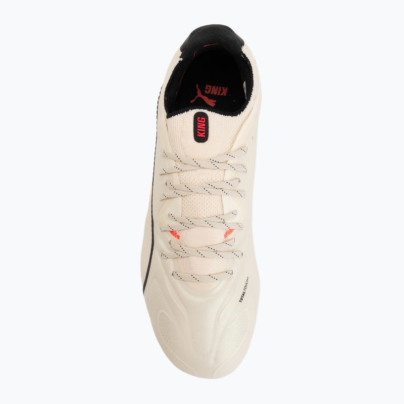 Buty piłkarskie PUMA King 20 Ultimate FG/AG sugared almond/puma black/ultra red 5