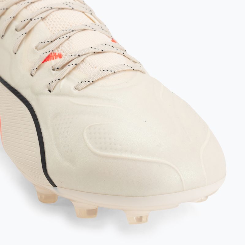 Buty piłkarskie PUMA King 20 Ultimate FG/AG sugared almond/puma black/ultra red 7