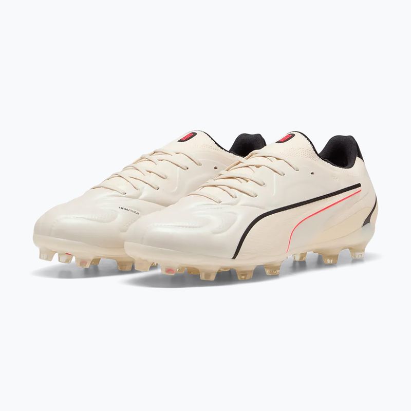 Buty piłkarskie PUMA King 20 Pro FG/AG sugared almond/puma black/ultra red 3