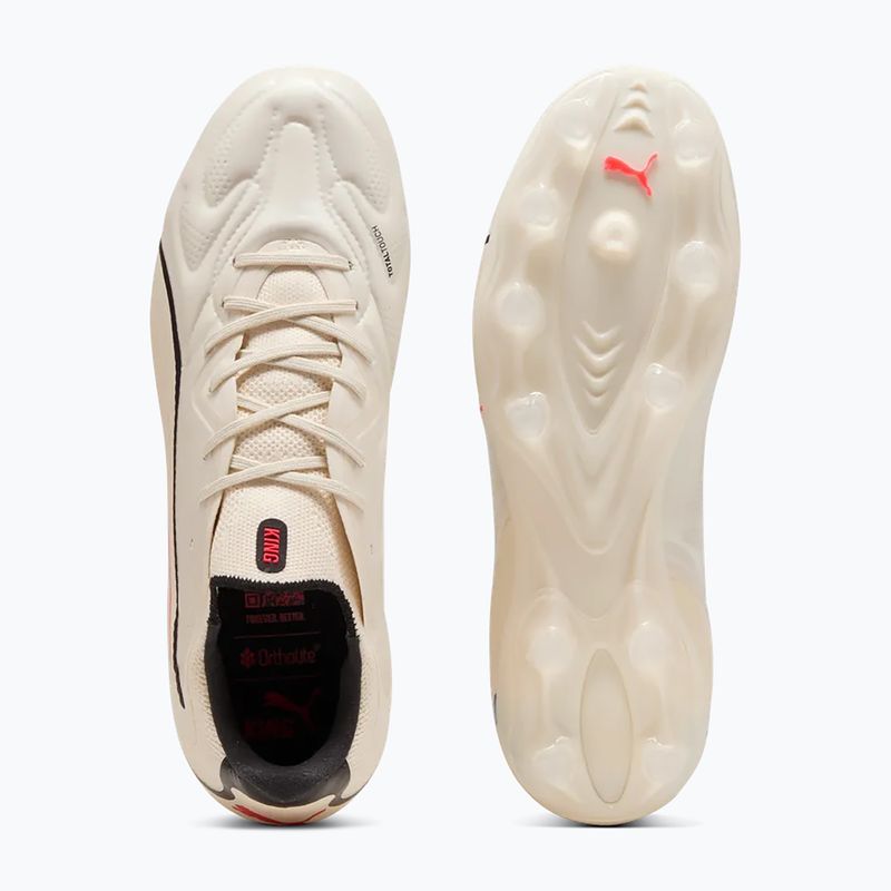 Buty piłkarskie PUMA King 20 Pro FG/AG sugared almond/puma black/ultra red 5