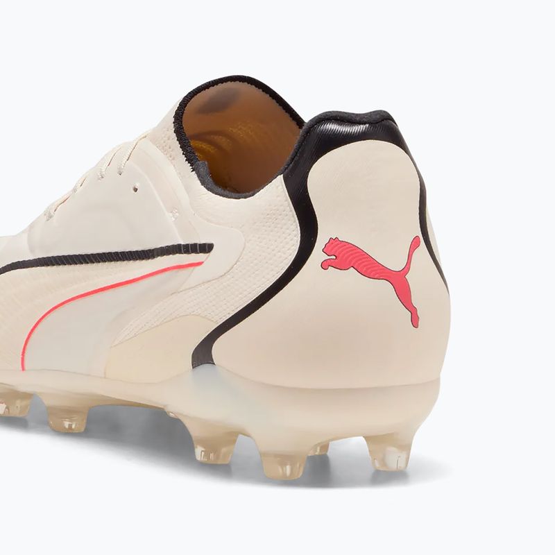 Buty piłkarskie PUMA King 20 Pro FG/AG sugared almond/puma black/ultra red 6