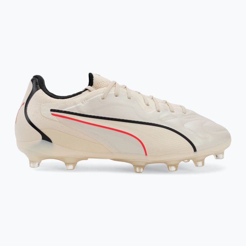 Buty piłkarskie PUMA King 20 Pro FG/AG sugared almond/puma black/ultra red 2