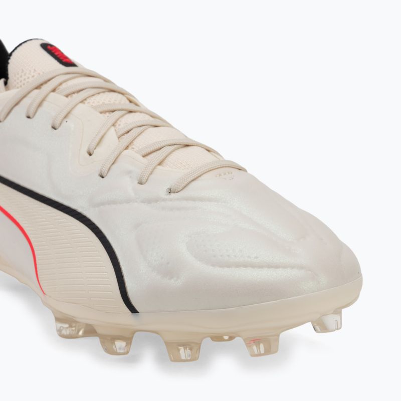 Buty piłkarskie PUMA King 20 Pro FG/AG sugared almond/puma black/ultra red 7