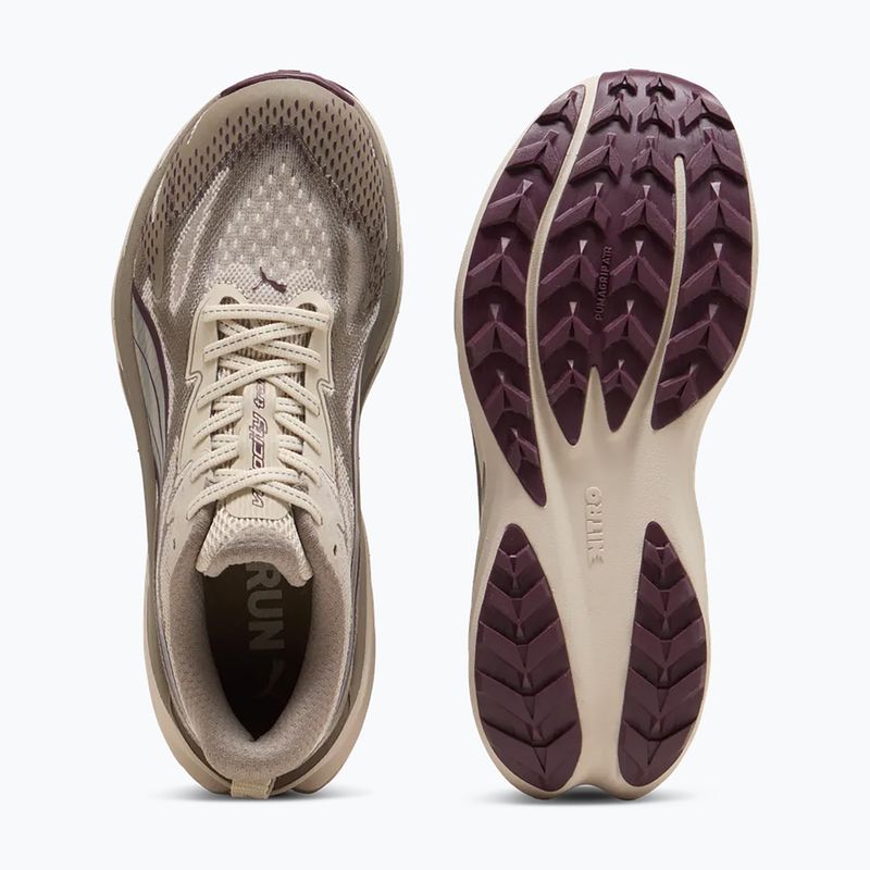 Buty do biegania damskie Puma Velocity NITRO Trail silver fog/ruby 4