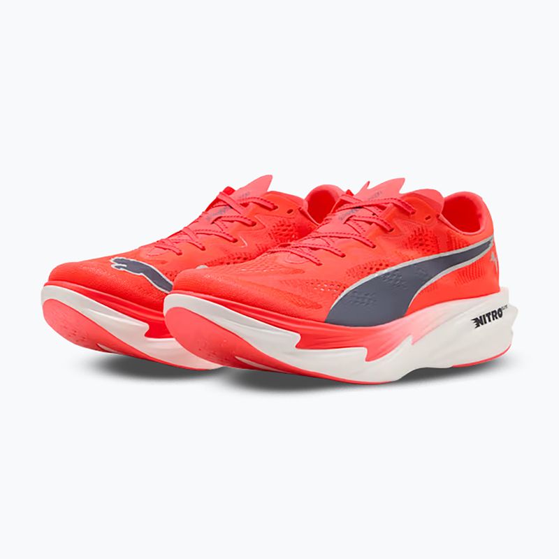 Buty do biegania męskie PUMA Deviate Nitro Elite 4 ultra red/inky depths 3