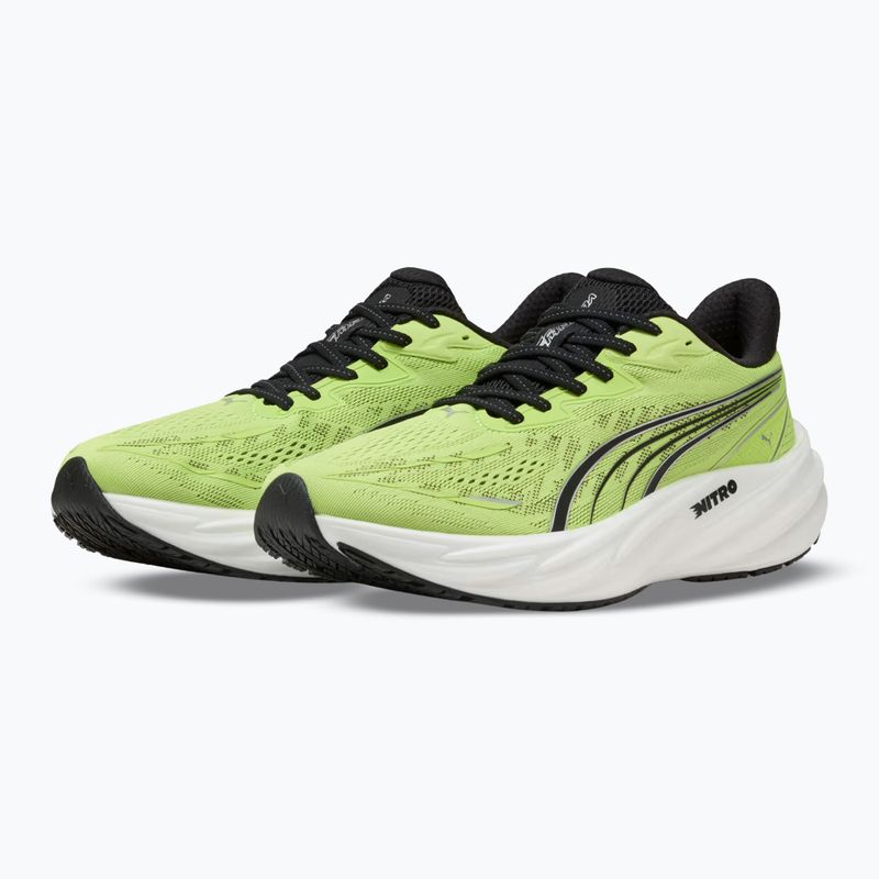 Buty do biegania męskie Puma Velocity Nitro 5 sunny lime/moody gray 4