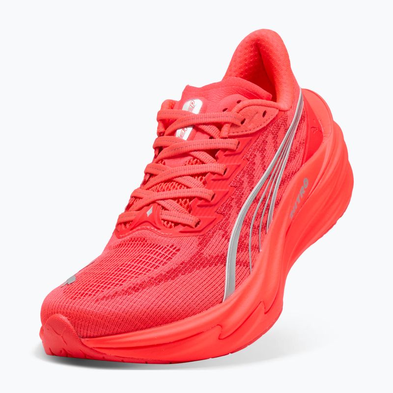 Buty do biegania damskie PUMA Deviate Nitro 4 ultra red/puma silver 5