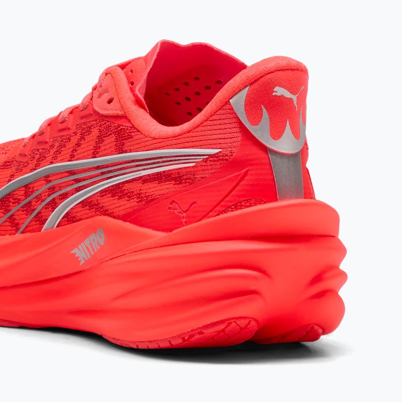 Buty do biegania damskie PUMA Deviate Nitro 4 ultra red/puma silver 7