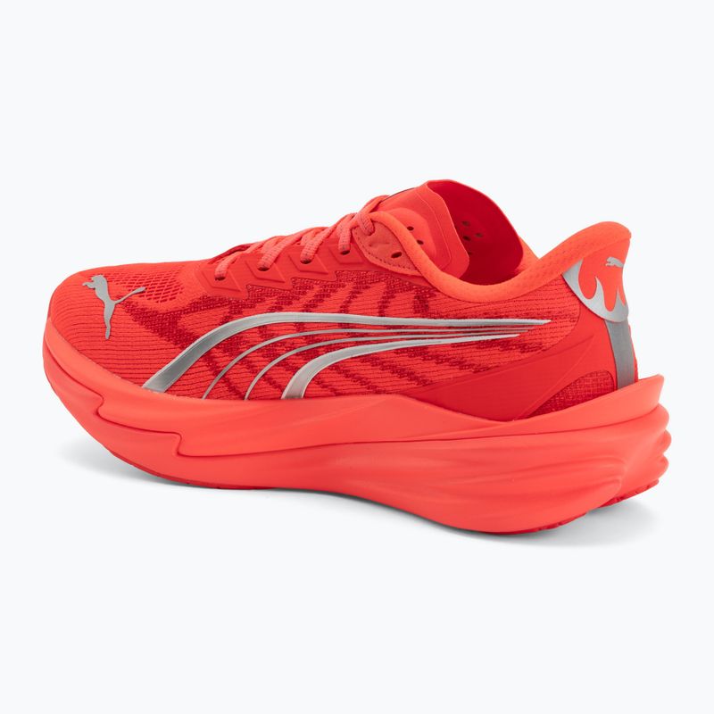 Buty do biegania męskie PUMA Deviate Nitro 4 ultra red/puma silver 3