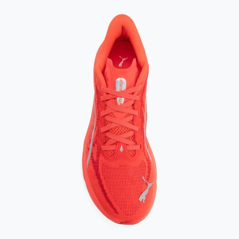 Buty do biegania męskie PUMA Deviate Nitro 4 ultra red/puma silver 5
