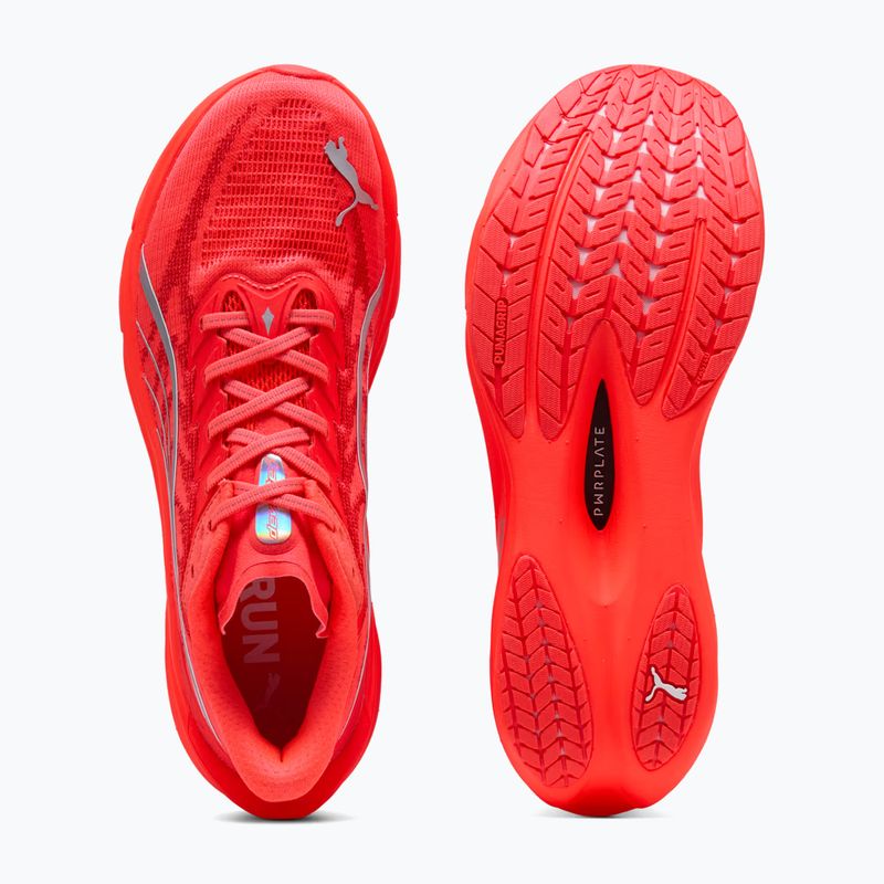 Buty do biegania męskie PUMA Deviate Nitro 4 ultra red/puma silver 5
