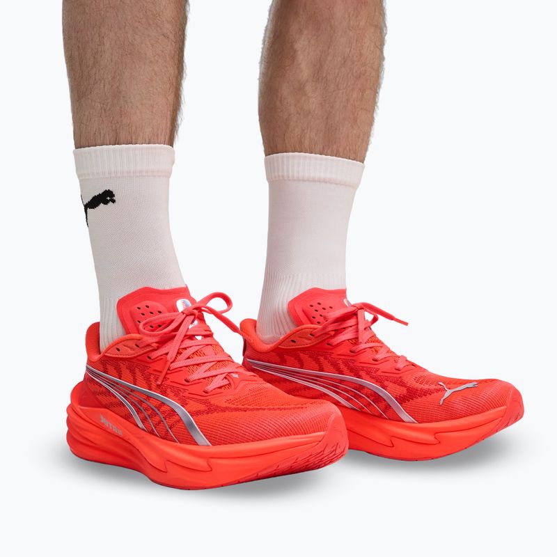 Buty do biegania męskie PUMA Deviate Nitro 4 ultra red/puma silver 7