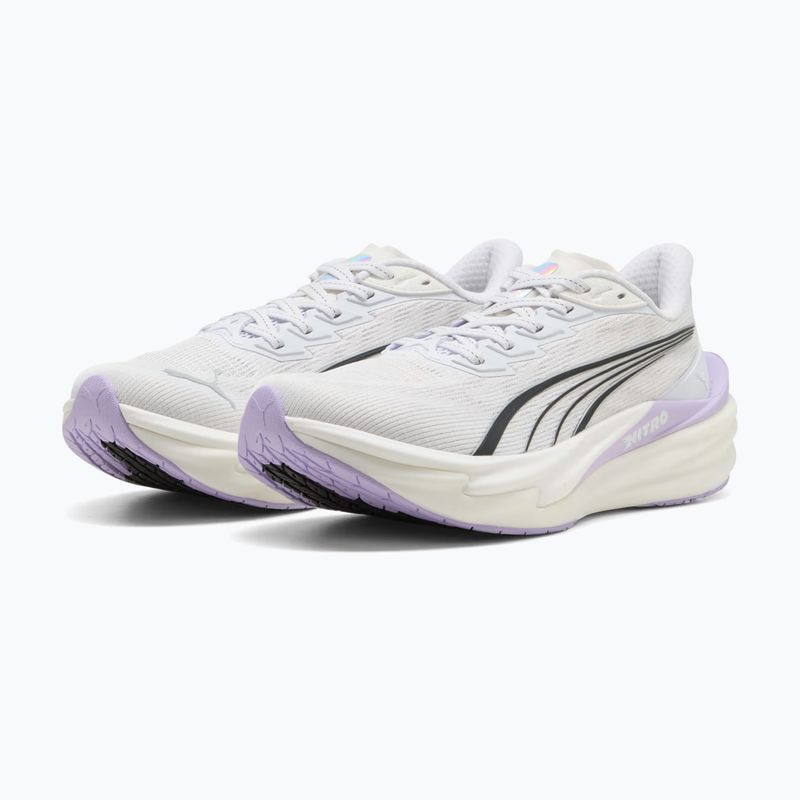 Buty do biegania damskie PUMA Deviate Nitro 4 puma white/light lavender 3