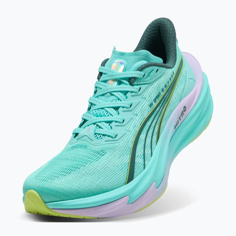 Buty treningowe damskie PUMA Deviate Nitro 4 X Hyrox intense mint/light lavender 4