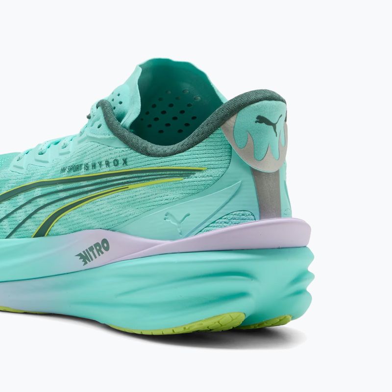 Buty treningowe PUMA Deviate Nitro 4 X Hyrox intense mint/light lavender 6