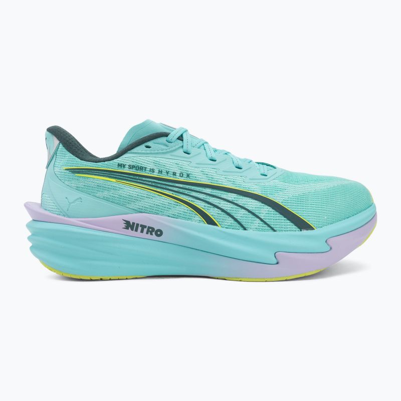 Buty treningowe PUMA x HYROX Deviate Nitro 4 intense mint/light lavender 2