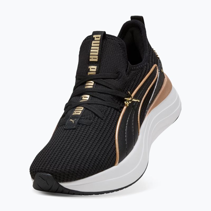 Buty damskie PUMA Softride Sabrina Polished Chrome puma black/puma white/puma gold 4