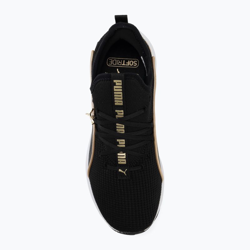 Buty damskie PUMA Softride Sabrina Polished Chrome puma black/puma white/puma gold 5