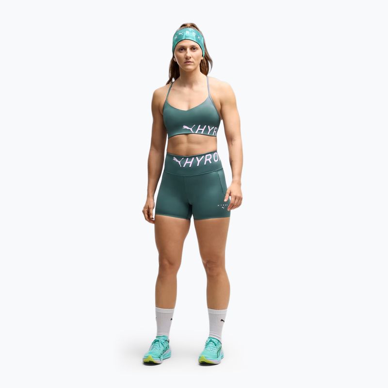 Biustonosz treningowy Puma Hyrox Strappy Pwrmode herb garden 2