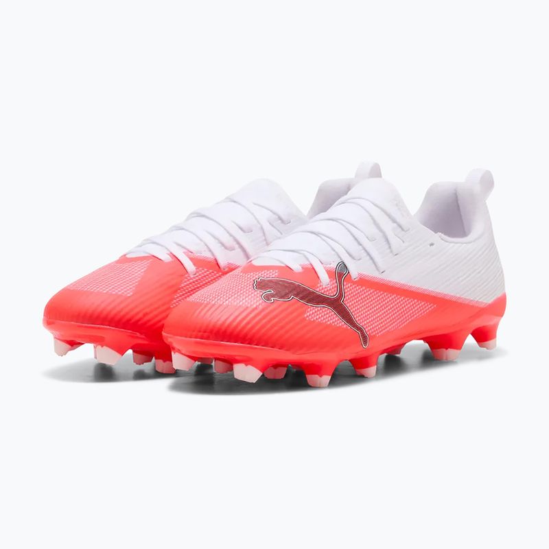 Buty piłkarskie dziecięce PUMA Ultra 7 Match FG/AG Jr ultra red/puma black/puma white 3