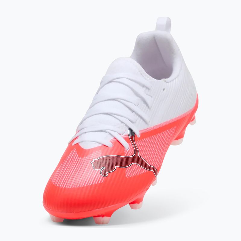 Buty piłkarskie dziecięce PUMA Ultra 7 Match FG/AG Jr ultra red/puma black/puma white 4