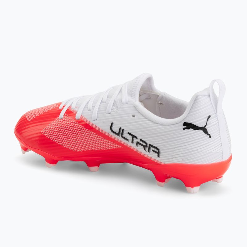 Buty piłkarskie dziecięce PUMA Ultra 7 Match FG/AG Jr ultra red/puma black/puma white 3