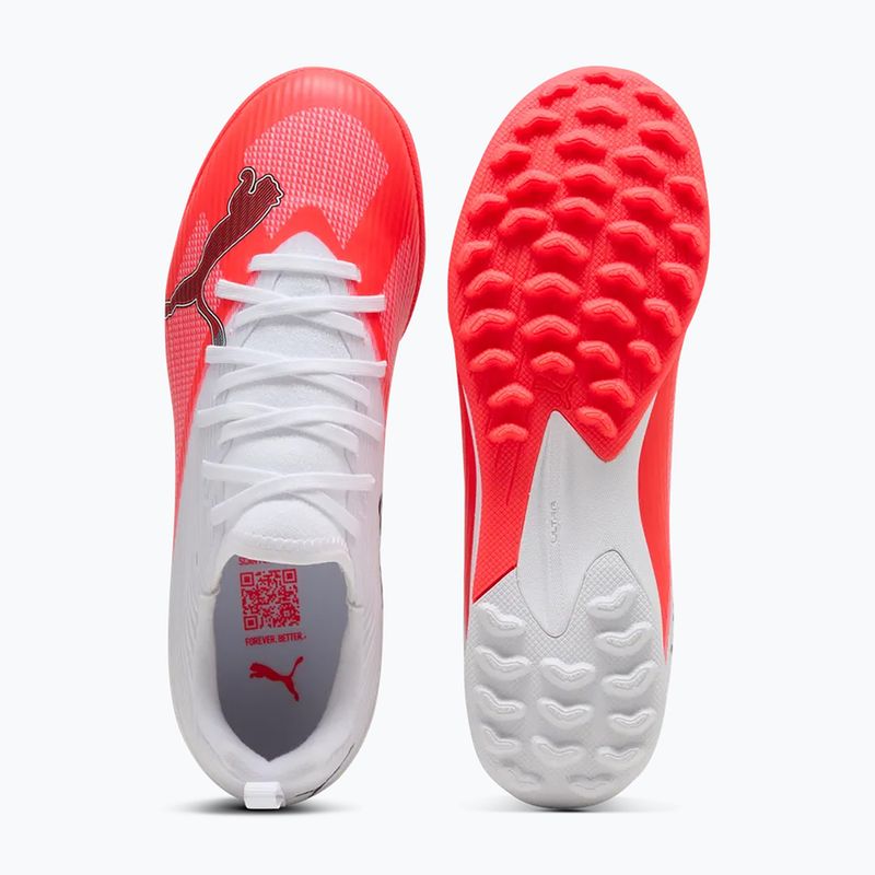 Buty piłkarskie dziecięce PUMA Ultra 7 Match TT Jr ultra red/puma black/puma white 3