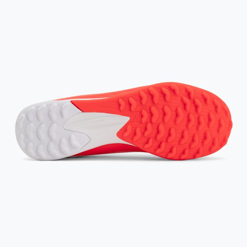 Buty piłkarskie dziecięce PUMA Ultra 7 Match TT Jr ultra red/puma black/puma white 4