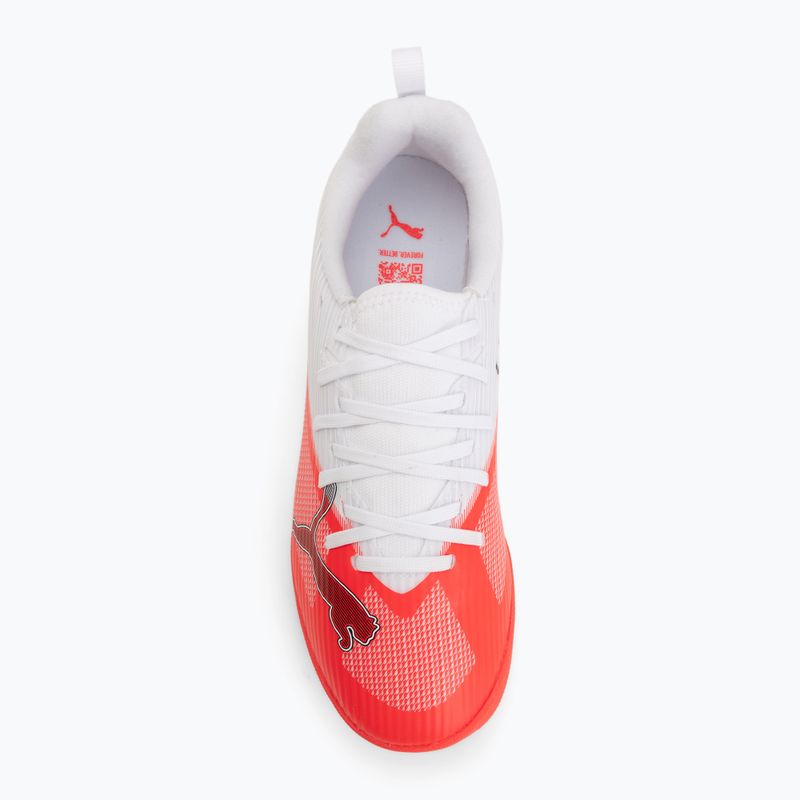 Buty piłkarskie dziecięce PUMA Ultra 7 Match TT Jr ultra red/puma black/puma white 5