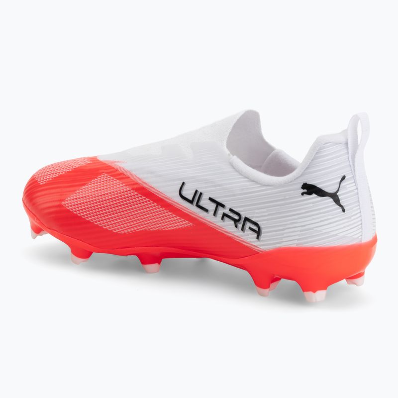 Buty piłkarskie dziecięce PUMA Ultra 7 Match LL FG/AG Jr ultra red/puma black/puma white 3