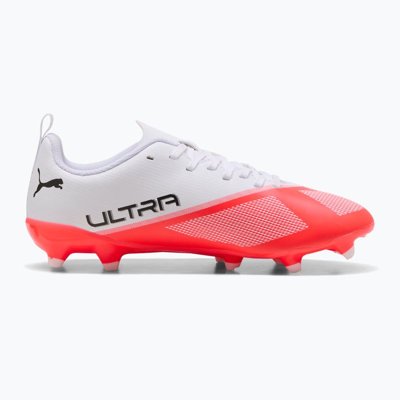 Buty piłkarskie dziecięce Puma Ultra 7 Play FG/AG Jr Ultra Red/Puma Black/Puma White 2